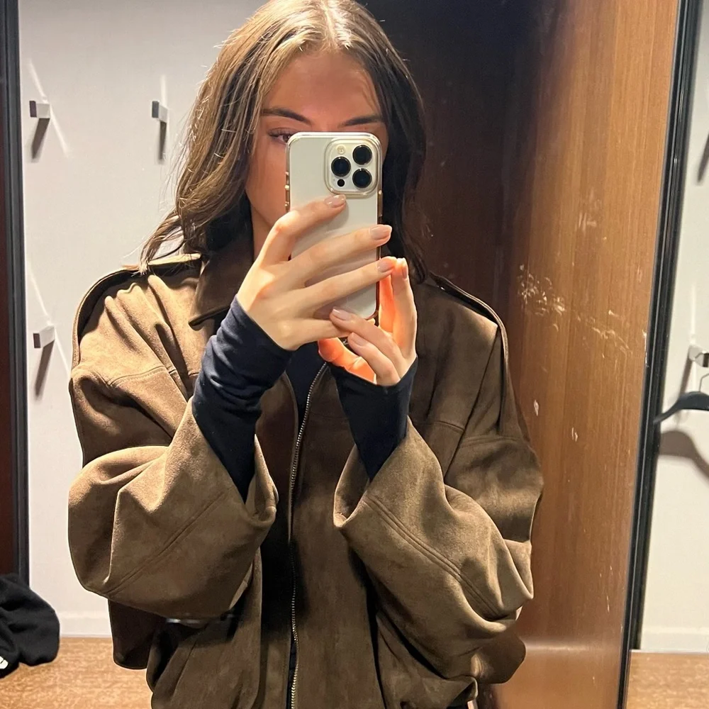 ara Suede Effect Bomber Jacket - Picture 2 of 4